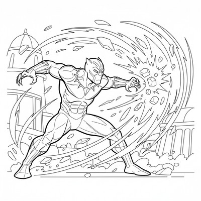 Black Panther i kampställning mot osynlig fiende