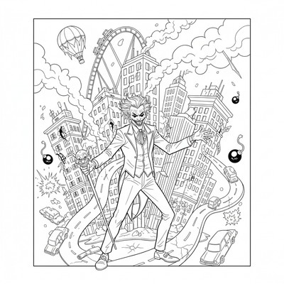 Joker i kaosartad stadsmiljö