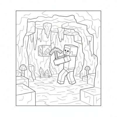 Minecraft målarbilder