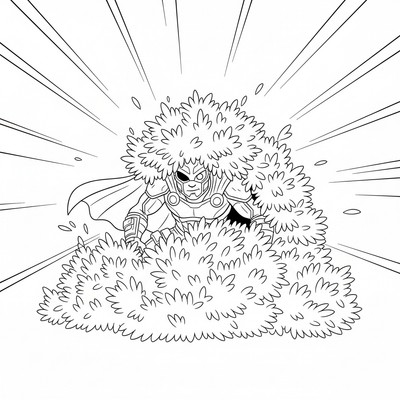 Fortnite karaktär gömd i buske