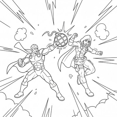 Fortnite spelare som kastar granat