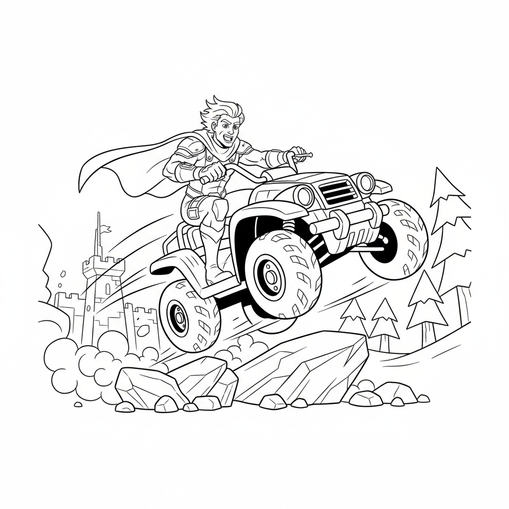 Fortnite karaktär på quadcrasher
