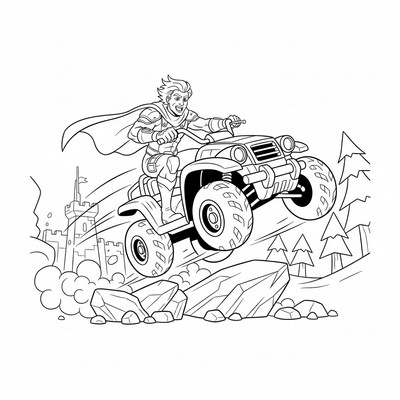 Fortnite karaktär på quadcrasher