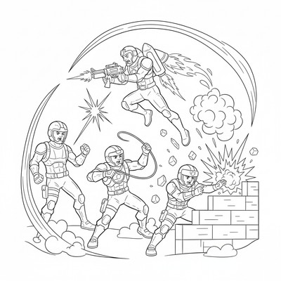 Fortnite spelare med jetpack i strid