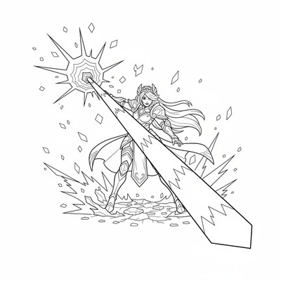 League of Legends Lux som kastar ljusstråle