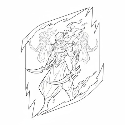 League of Legends Zed i skuggform