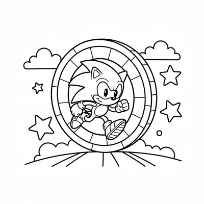 Sonic målarbilder