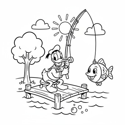 Kalle anka målarbilder