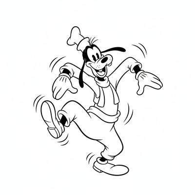 Långben som dansar klumpigt