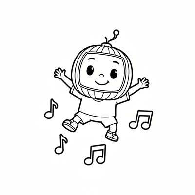 Cocomelon som dansar