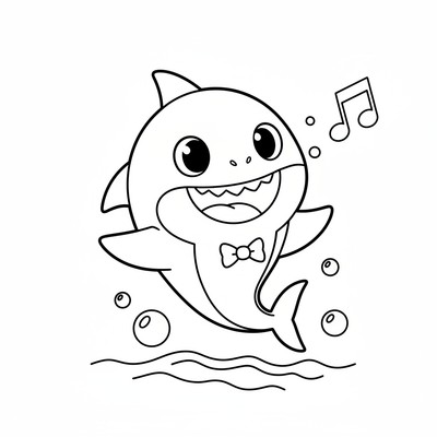 Baby Shark som sjunger