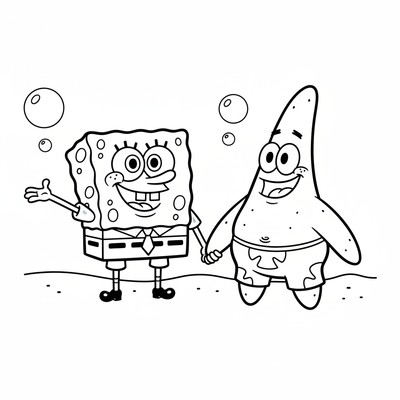 Svampbob med Patrick Star