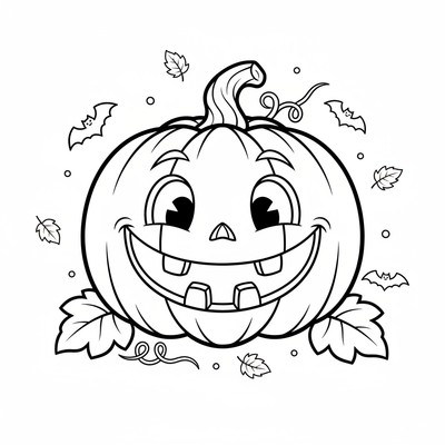 Pumpa med utskuret leende