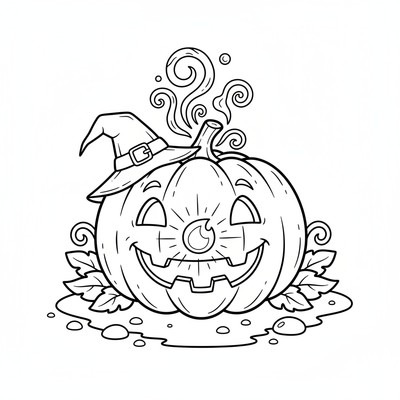 Pumpa med ljus inuti