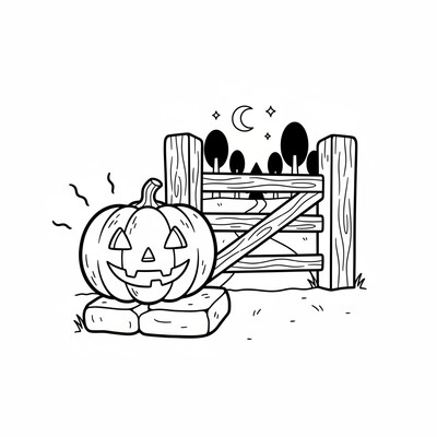 Pumpa som lyser vid port