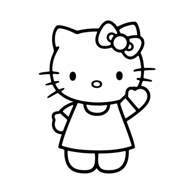 Hello kitty målarbilder