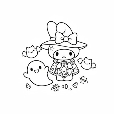 My Melody i halloween-dräkt