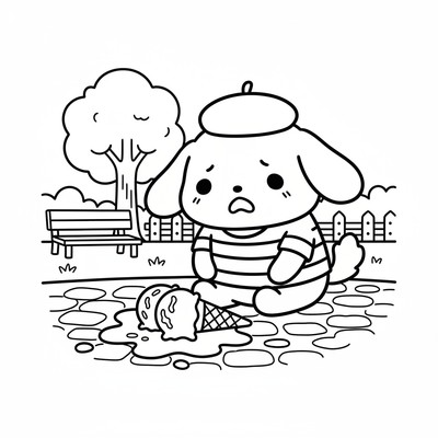 Pompompurin målarbilder