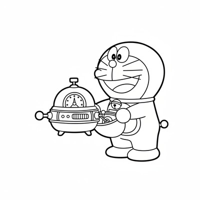 Doraemon målarbilder