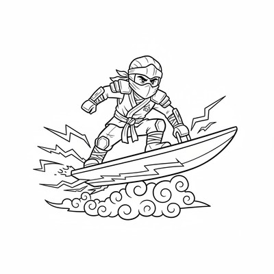 Ninjago målarbilder
