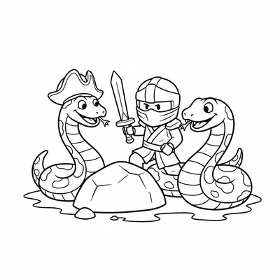 Ninjago i kamp mot ormar