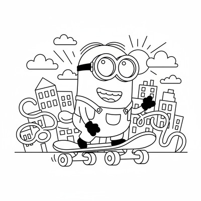 Minion målarbilder