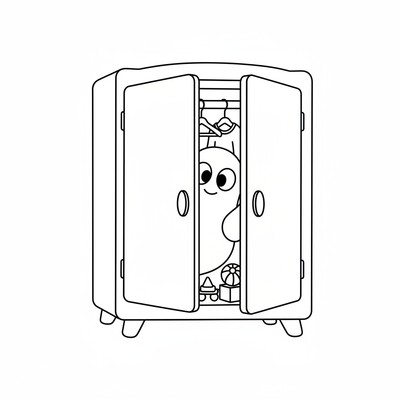 Sommarskuggan som gömmer sig i garderob