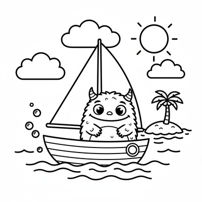 Sommarskuggan på båtutflykt