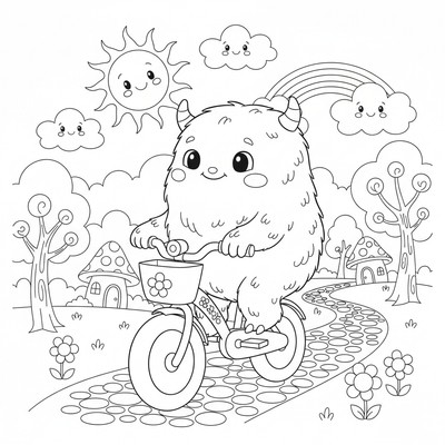 Sommarskuggan på cykel