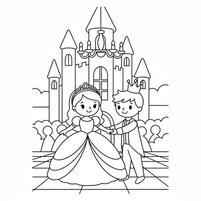 Prinsessa i bal på slottet