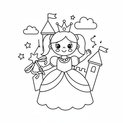 Prinsessa med trollstav