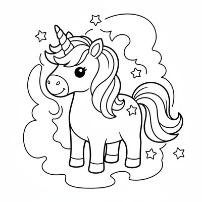 Enhörning med gyllene horn