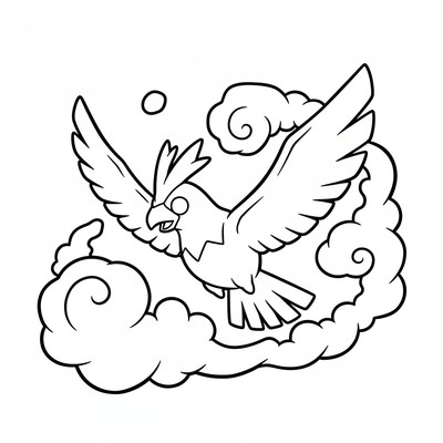 Snögubbe med flera små snögubbar runtom