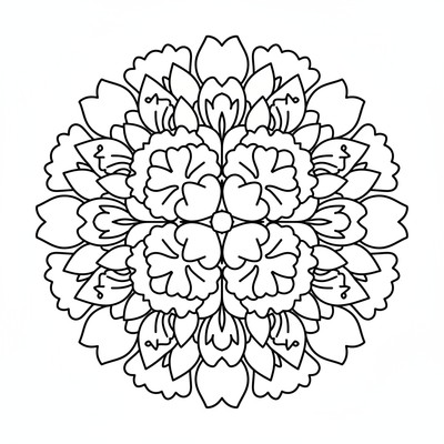 Mandala målarbilder
