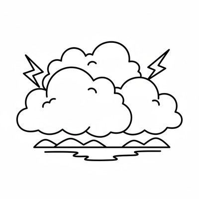 Moln samlas inför storm