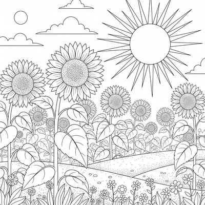 Solros vänder sig mot solen