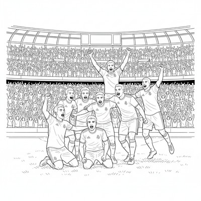 Real Madrid firar mål på Santiago Bernabéu