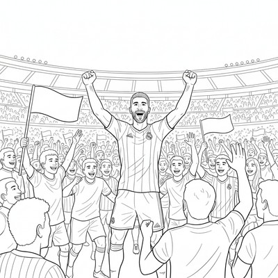 Real Madrid Sergio Ramos firar i publikhavet