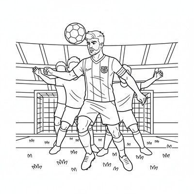 FC Barcelona Piqué nickar i försvaret