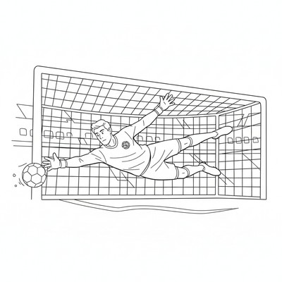 Manchester United målvakt gör akrobatisk räddning