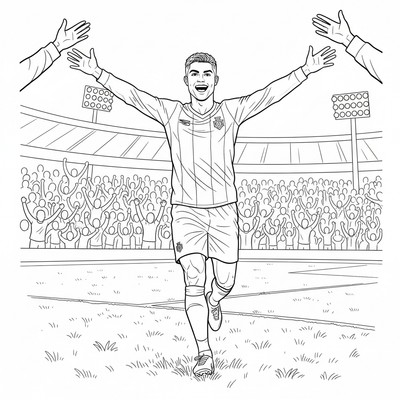 Manchester United Cristiano Ronaldo jublar på Old Trafford