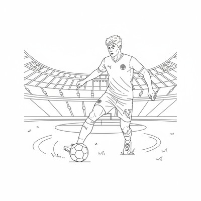 Manchester City Phil Foden driver bollen