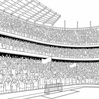 Manchester City supportrar sjunger på Etihad