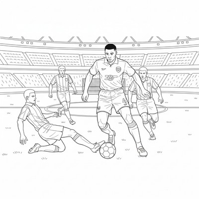 Arsenal Patrick Vieira styr spelet på mittplan