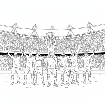 Arsenal lag firar framför Emirates publik