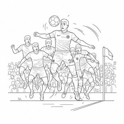 Chelsea John Terry nickar undan hörna