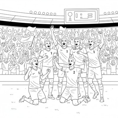 Tottenham lag firar segermål i slutminut