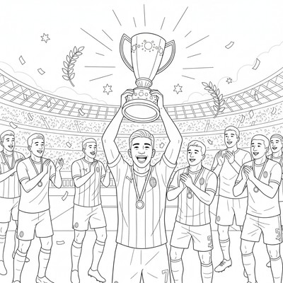 AC Milan lag firar scudetton med pokal