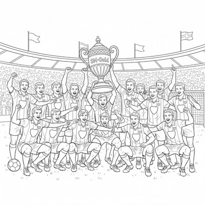 Djurgårdens IF lag poserar med SM-guld