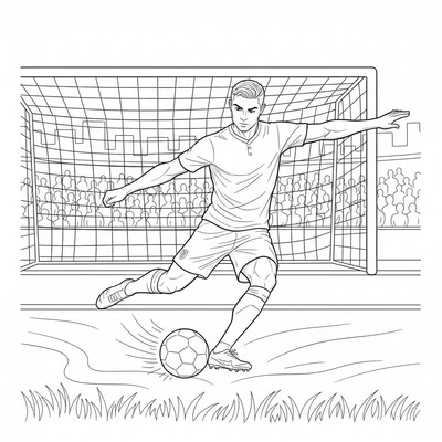 Cristiano Ronaldo slår en straffspark